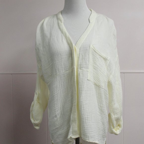 NWT Anthropologie Young Fabulous Broke Button Down - Picture 2 of 4
